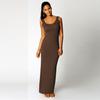 Summer Women's New Casual Sexy Tank Top Long Dress Sleeveless Slim Fit Dress