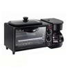 3 In 1 Breakfast Maker Multifunctional Toasters Oven with Timer with Glass Lid Oven Breakfast Maker for Bread Sandwich Egg
