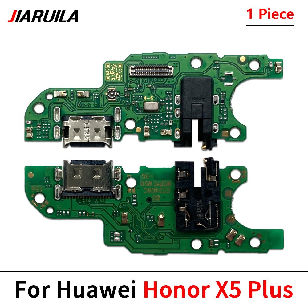 Dock USB Charger Board Connector Charging Port Flex Cable For Huawei Honor 61 X1 Plus X6 X6A X7 X7A Play X7B X8 1G Spare Parts