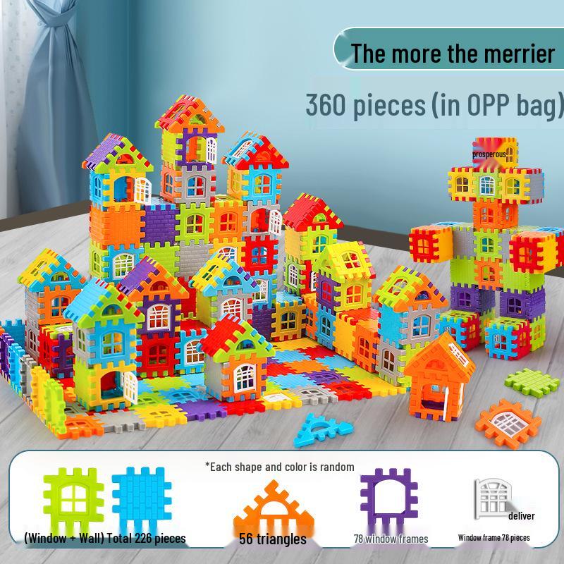 PlayHouse Blocks: Large 3-Year+ Building Set for Boys & Girls