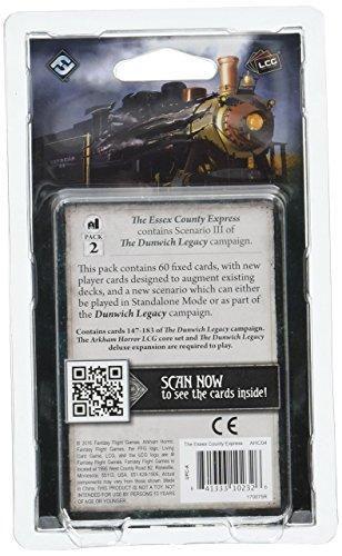 Arkham Horror: The Card Game: Mythos Express Pack - A Ghostly Journey! Cooperative Living Card Game, Ages 14+, 1-4 Players, 1-2 Hours Playtime, by Fan
