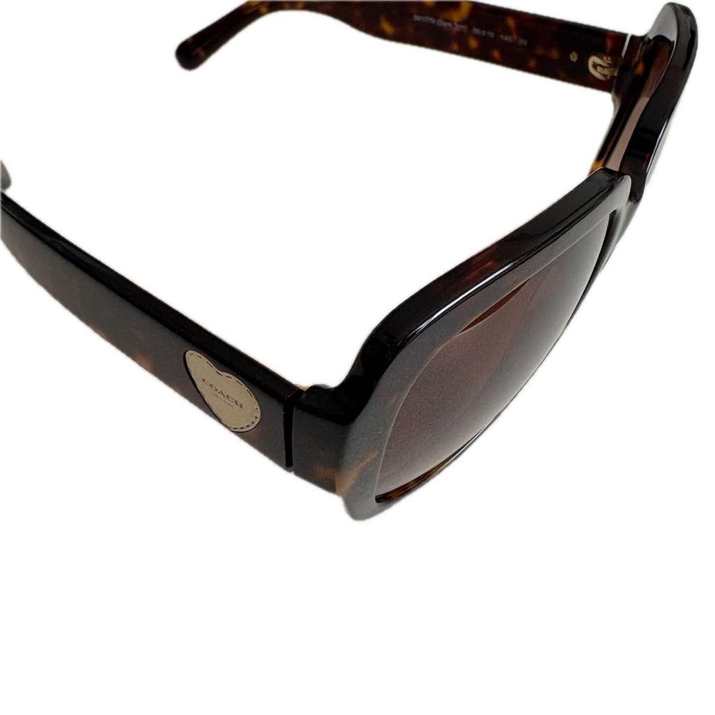 Used COACH sunglasses tortoiseshell pattern with case