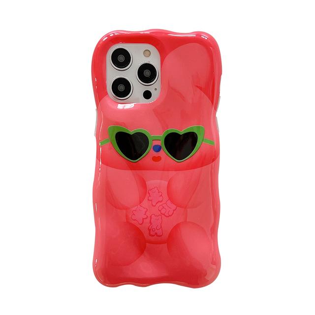 

Забавный кролик, милый медведь, мультяшные животные, модный чехол для телефона с пиролитовым узором для Iphone 14 13 12 Pro Max 11, прекрасная мягкая задняя крышка for iphone14ProMax(6.7 )