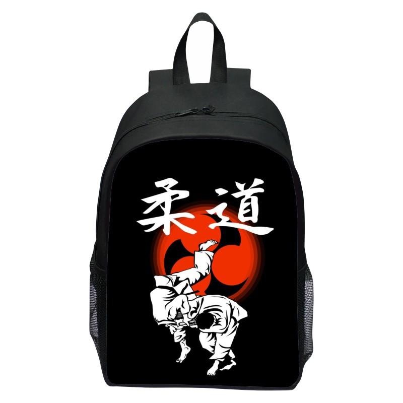Nuovo zaino JUDO stampato per studenti della scuola elementare, zaino a cartoni animati KARATE per la 1ª, 2ª, 3ª elementare, casual e leggero