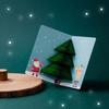 2024 Cartoon Christmas 3D Pop-up Greeting & Thank You Cards - Stylish Holiday Blessings