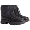 GUCCI Gg Lace Up Ankle Boot Black 680888 UF720 1000