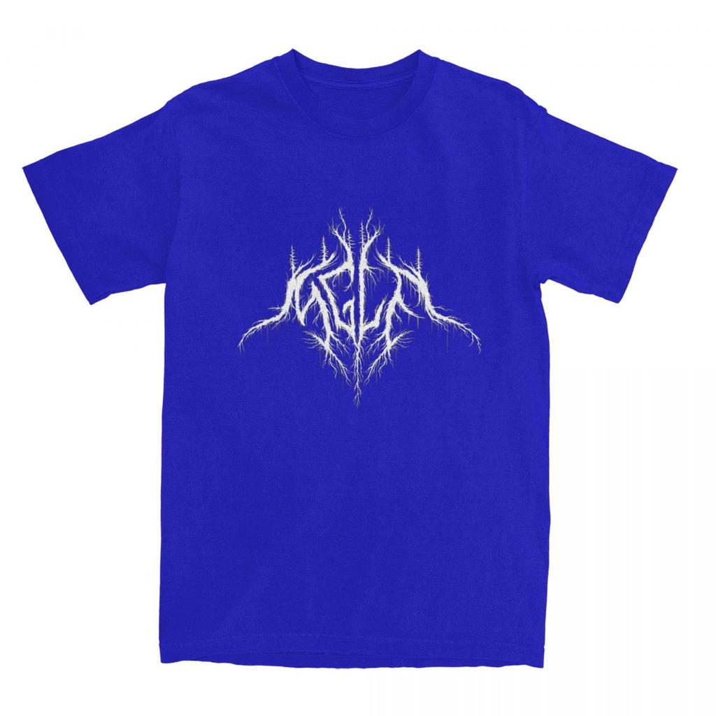 Man T-Shirt Mgla Black Metal Music Logo T Shirts Leisure Beach Tees Vintage Custom Logo 100% Cotton Tops Gift
