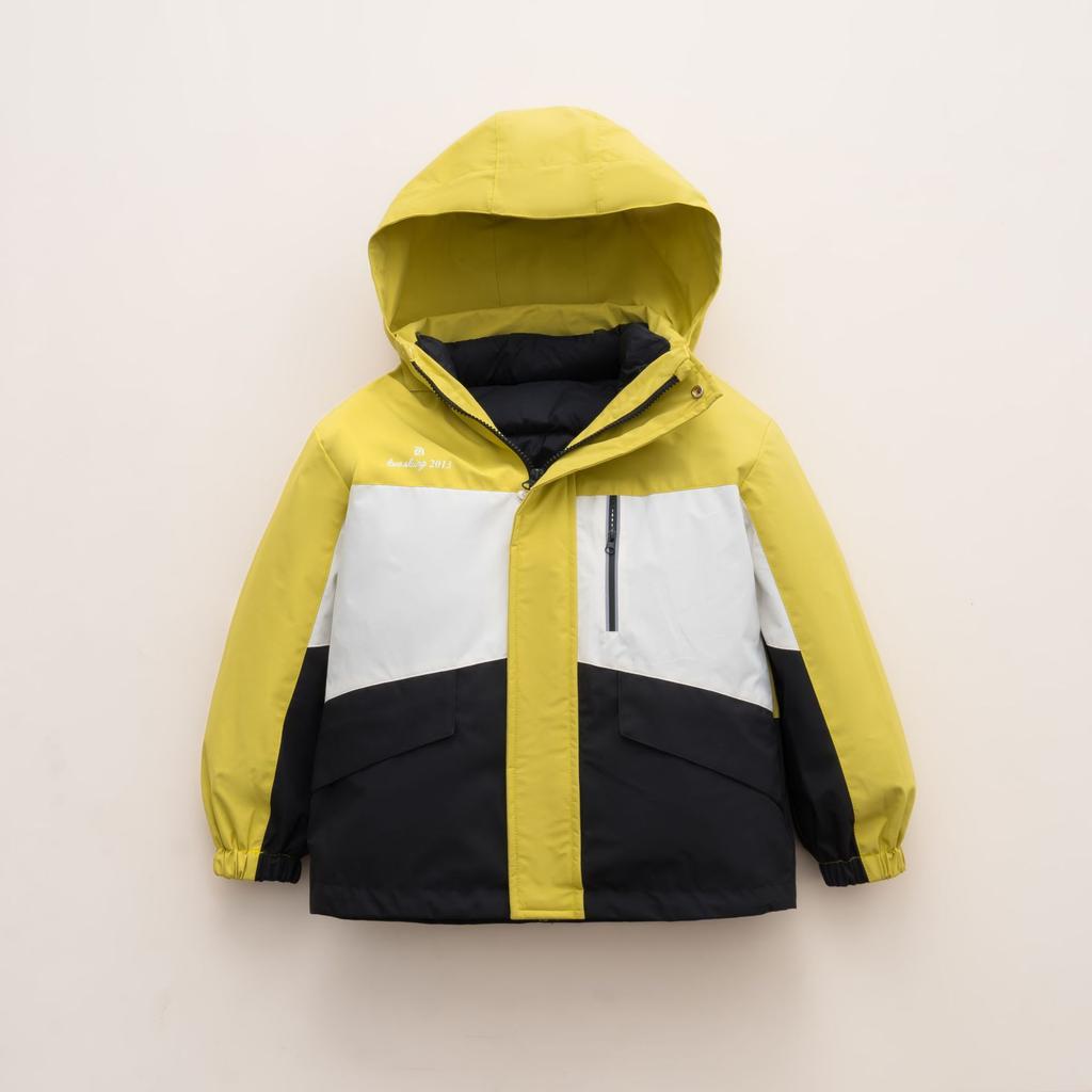 Down Children's Down Jacket Outdoor 3-in-1 Inner Removable Jacket Ski Jacket Sportswear
