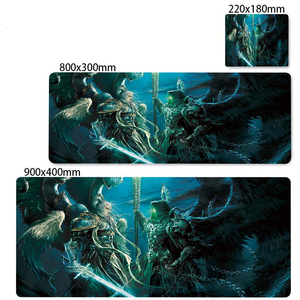 Eroi dell'Anime di Might and Magic 3 Mappa HD Mouse Pad Accessori per Laptop 400x900mm Tappetino per Tastiera da Gioco Protezione Scrivania Deskmat Tappetini