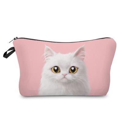 Women Cat Print Cosmetic Bag Toiletries Organize Travel Storage Case  6421