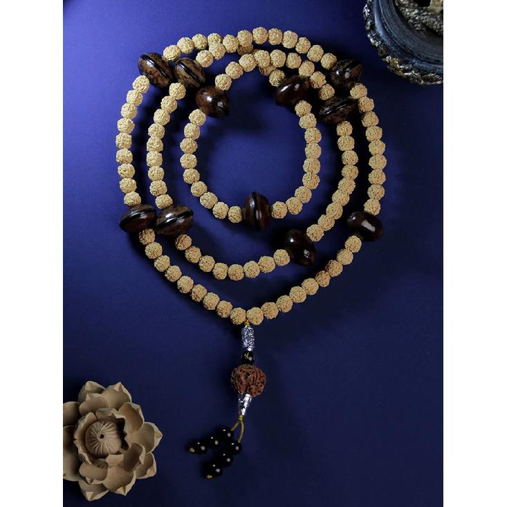 

Rosary 108 beads bodhi bracelet,108 Bodhi seed necklace mala prayer beads,rudraksha bodhi seed,new in necklace,dropshiping