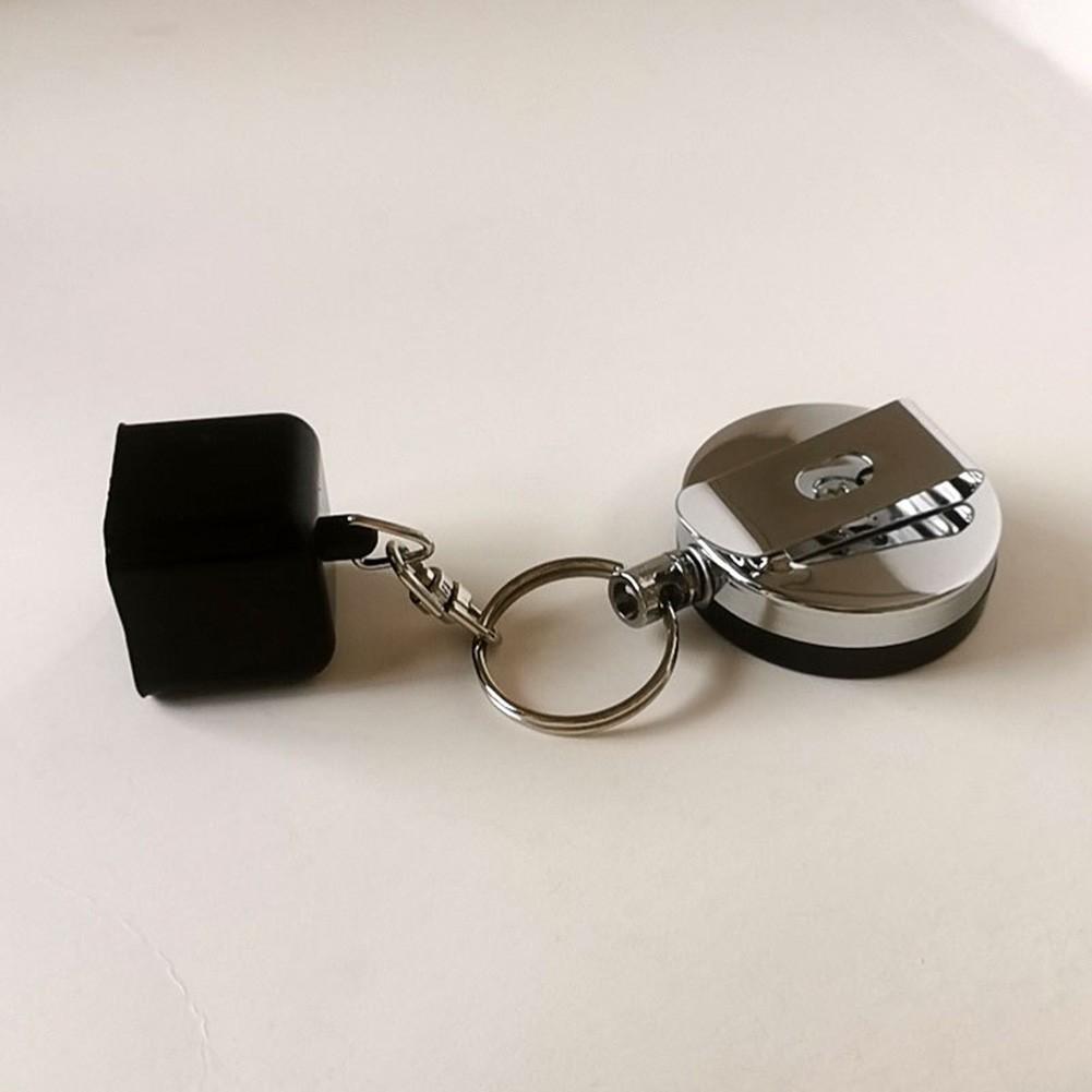25*25*23mm Cue Chalk Holder 32g Black Retractable Rope