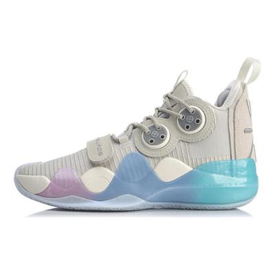 Li Ning WOW 8 Way Of Wade 8 Abriebfest Atmungsaktiv High-Top Basketballschuhe Herren Baumwollbonbon ABAP113-9