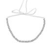 Elegant Silver Rhinestone Wedding Belt – Versatile High-End Dress Accessory for Fashion Shows and Performances