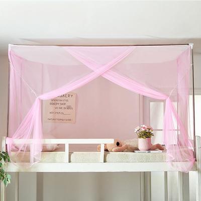 4 Corner Mosquito Net Portable Students Dorm Bunk Mosquito Net Bed Canopy Netting Students Bed Curtains for Dormitory Bedroom