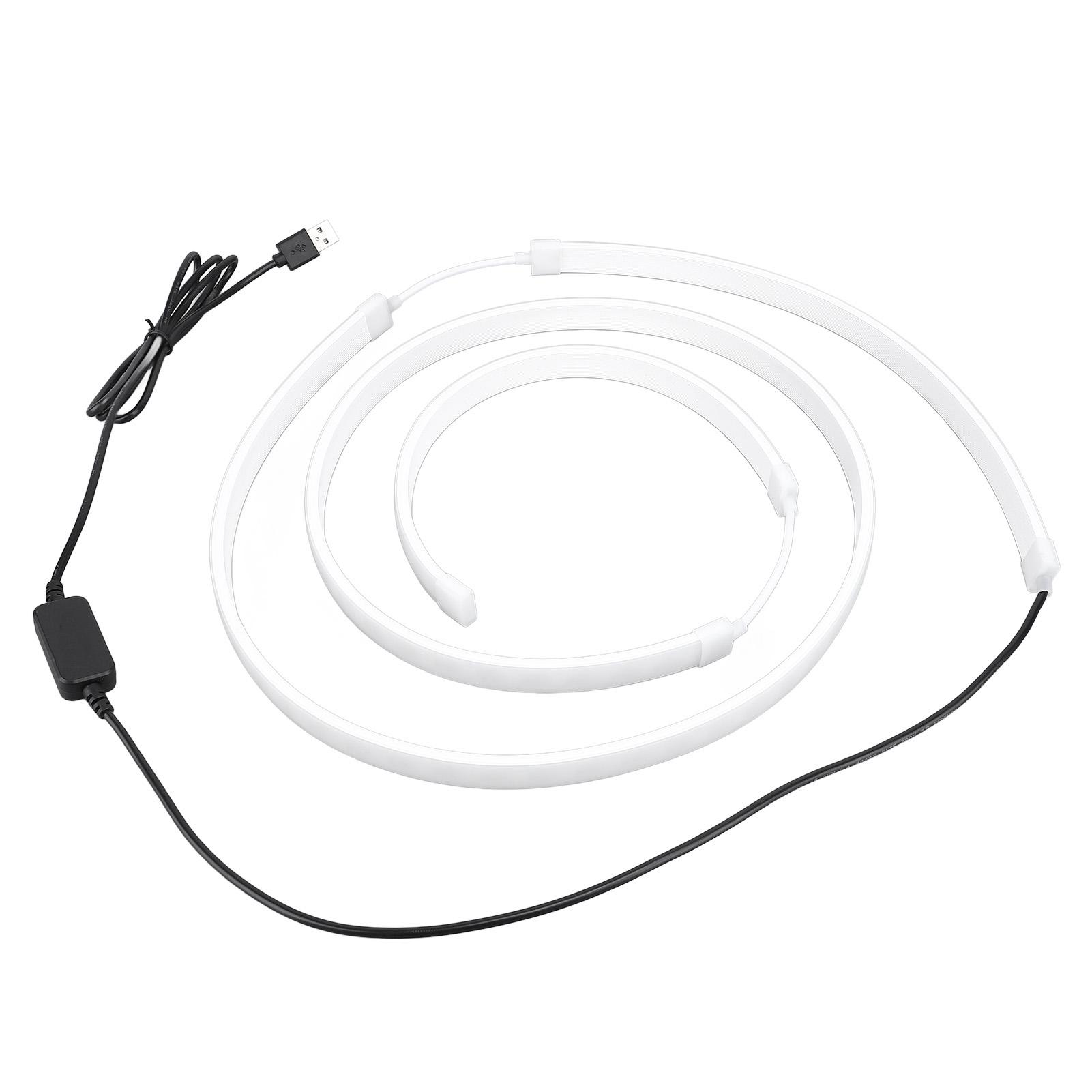 

Computer Screen LED Strip Light RGB USB Computer Screen Sync Backlight for 49in Desktop Display