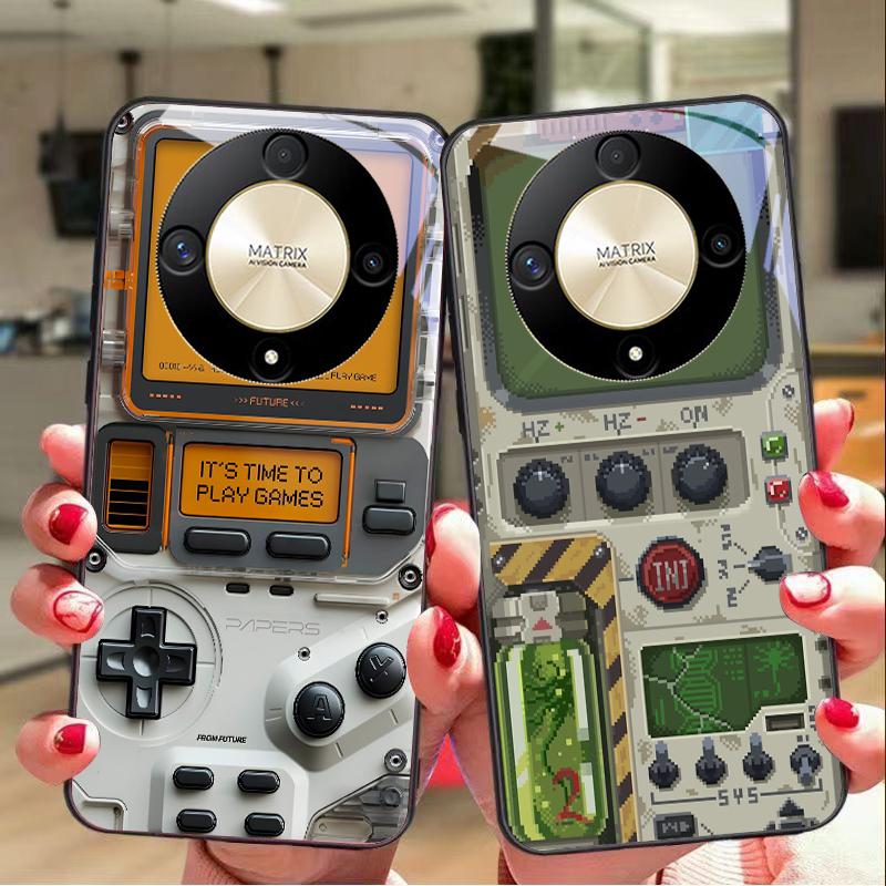 Spilkonsol Til Honor Magic 6 50 70 90 Lite X7b 200 Pro Nova 10 Nova 5T X6 P30 Pura 70 Ultra Hærdet Glas Telefoncover
