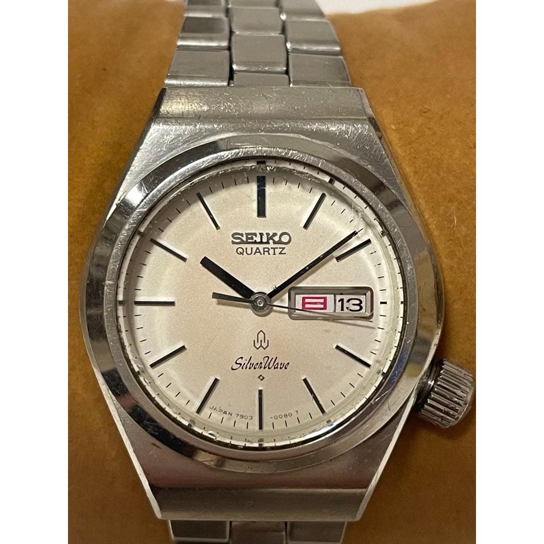 SEIKO Seiko Silver SilverWave 7903-0150 in operation