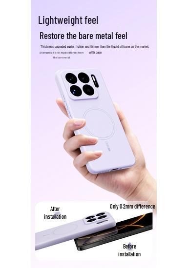 Xiaomi MI 15/15S Pro Magnetic Liquid Silicone Phone Case