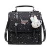 Schoolbag Handsome Rice Family Niche Polka Dot Women's Shoulder Bag 1011 Summer New Commuter Backpack Exquisite Small Schoolbag Tide