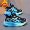Boys' 2025 Autumn/Winter Waterproof Leather Sports Shoes with Plus Velvet for Middle and Older Kids