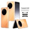 Compatible Transparent Hard Shell for OPPO Find N6/N2 Flip Foldable Phone - HD Anti-Drop Design.