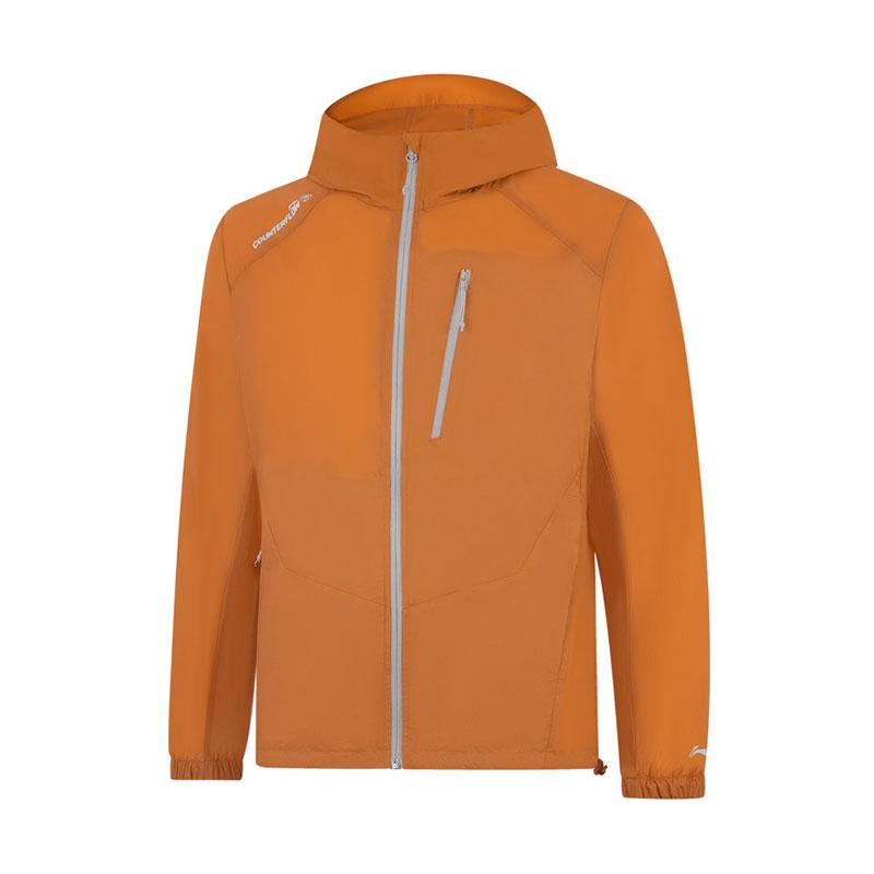 

Li Ning Модная универсальная спортивная куртка Тренч Мужская верхняя одежда Янтарно-коричневая AFDWA23-5