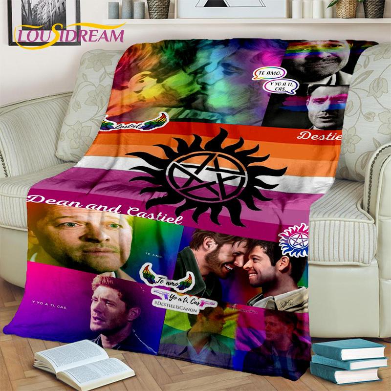 Supernatural Series 3D Blanket,Flannel Throw Blanket for Home Bedroom Bed Sofa Living Room Picnic Office Hiking Leisure Nap Gift