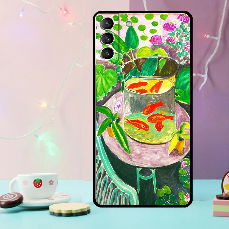 Henri Matisse Art Painting Case For Samsung Galaxy S24 S21 S22 S23 Ultra Plus S20 FE S8 S9 S10 Note 10 20 Ultra Cover