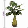VidaXL Palmier artificiel 9 feuilles 65 cm vert, plante artificielle, arbre artificiel, palmier artificiel, fausse plante, 4103582