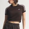 adidas Originals Striped Short Sleeve Slim Fit Round Neck T-Shirt Women Tops KC6480