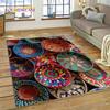 Tappeto Mandala Trama Floreale Colorata VIKAMA, Tappeto Antiscivolo per Soggiorno, Camera da Letto, Divano, Decorazione Casa, Zerbino