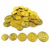 100pcs Pirate Coins Simulation Child Toy Decoration Coin Chip for Party Gold Coins
