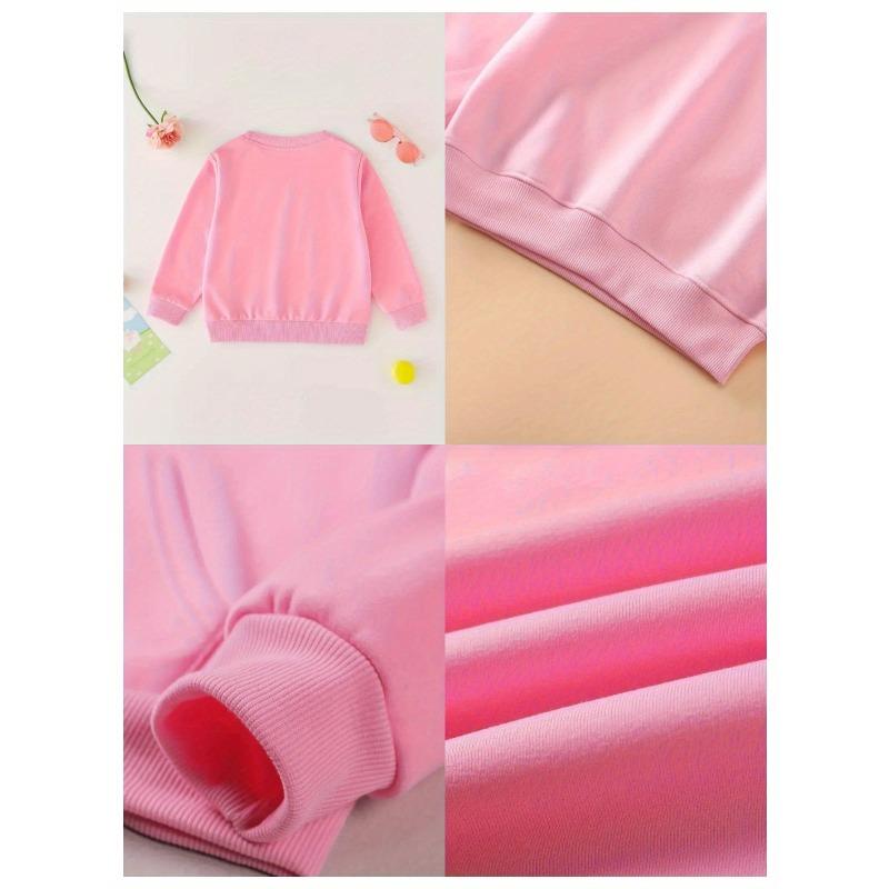Fashion Girl Round Neck Sweatshirt