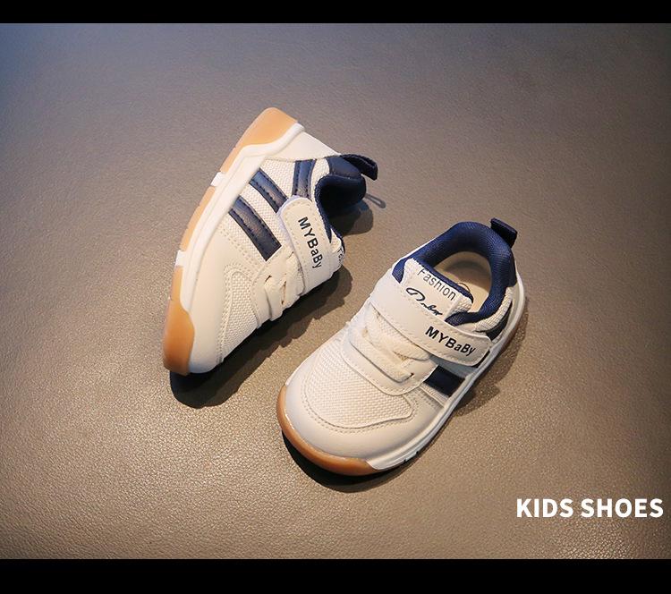 Spring & Autumn Breathable Baby Mesh Sneakers - Non-Slip Soft Sole Shoes for Boys & Girls