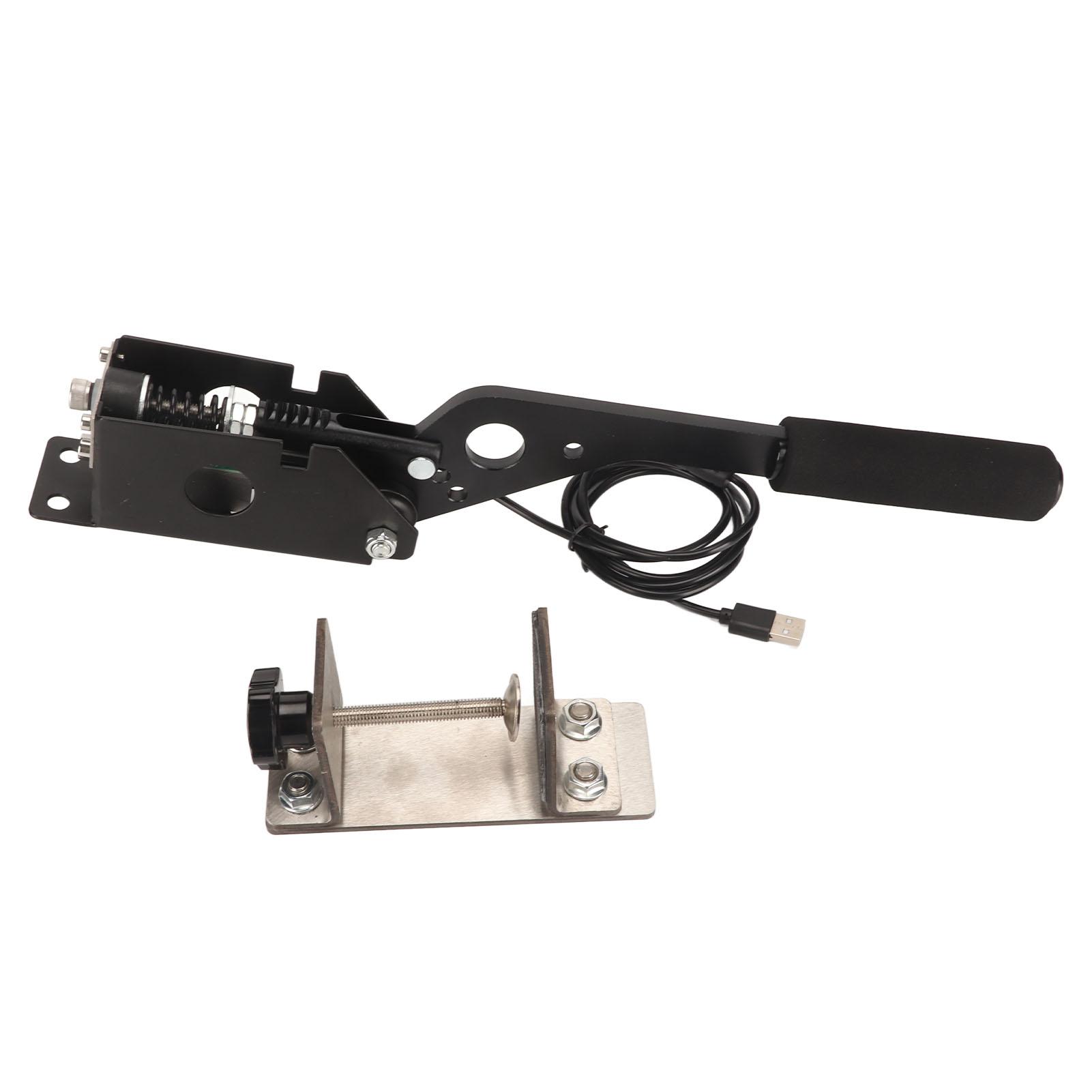 

64-битный USB SIM ручной тормоз для ПК, гоночных игр, линейный ручной тормоз для Logi G27 G29 G920 T500 T300 с рукояткой, USB-кабель, зажим