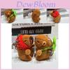 Adorable Plush Capybara Keychain Accessory With Cute Cartoon Design For All Occasions