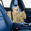 Dog Car Seats Sturdy Handbag Comfortable Removable Washable Pet Booster Seat beige