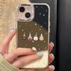 For Huawei Mirror Phone Case Cooling Cartoon Cute Mirror Phone Case with Chain Simple High-end Trendy Style