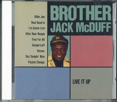 CD JACK MCDUFF - Live It Up PCD2313 P-VINE 1992 Japan Obi Jazz Used