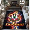 Southampton FC Printed Crystal Velvet Rug Non‑Slip Crystal Velvet Carpet For Sofa Bedroom Indoor Home Decoration