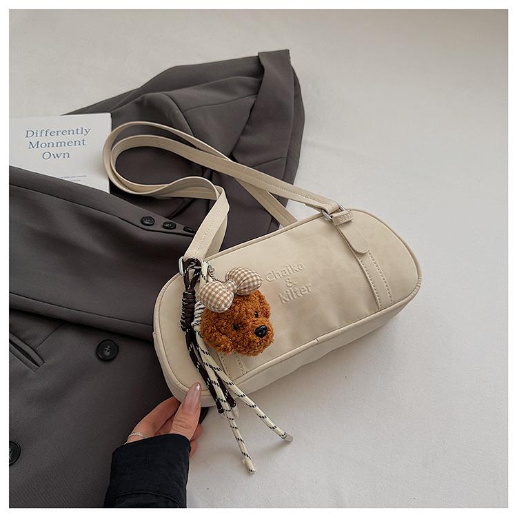 Premium Sense Retro Commuter Armpit Bag Women 2025 New Fashion Casual Portable Shoulder Bag Niche Bowling Bag