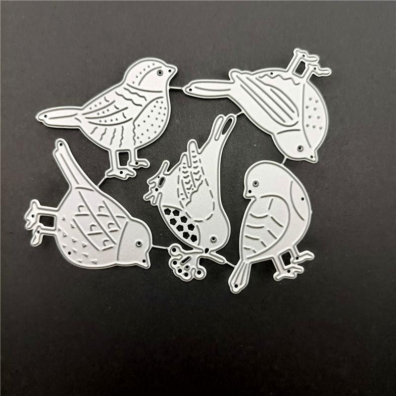 Birds Metal Cutting Dies Stencil DIY Scrapbooking Photo Album Decor Embossing Cards Making DIY Crafts