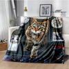 3D Cute Cat Printed Blanket Flannel Warm Blankets Soft and Comfortable Blanket Bed Linings Cubre Cama Birthday Gift