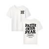 Faith Over Fear Inspirational Tshirt Uplifting Bible Verse Short Sleeves Ideal Motivational Gift For Christian Family Friends