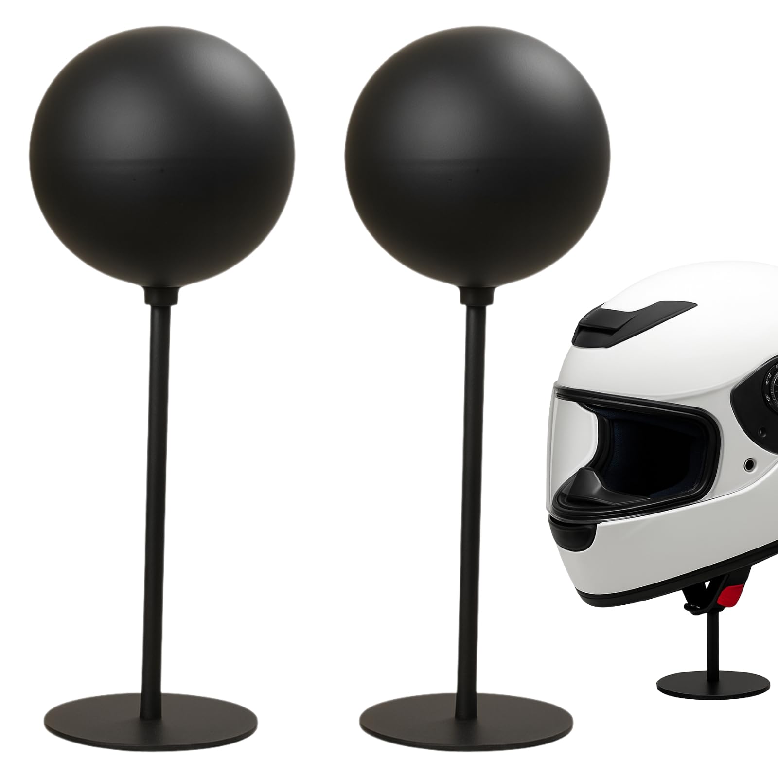 Avidora Helmet Motorcycle Helmet Helmet Set of 2 Holder, Stand, Hanger, Drying, чёрный