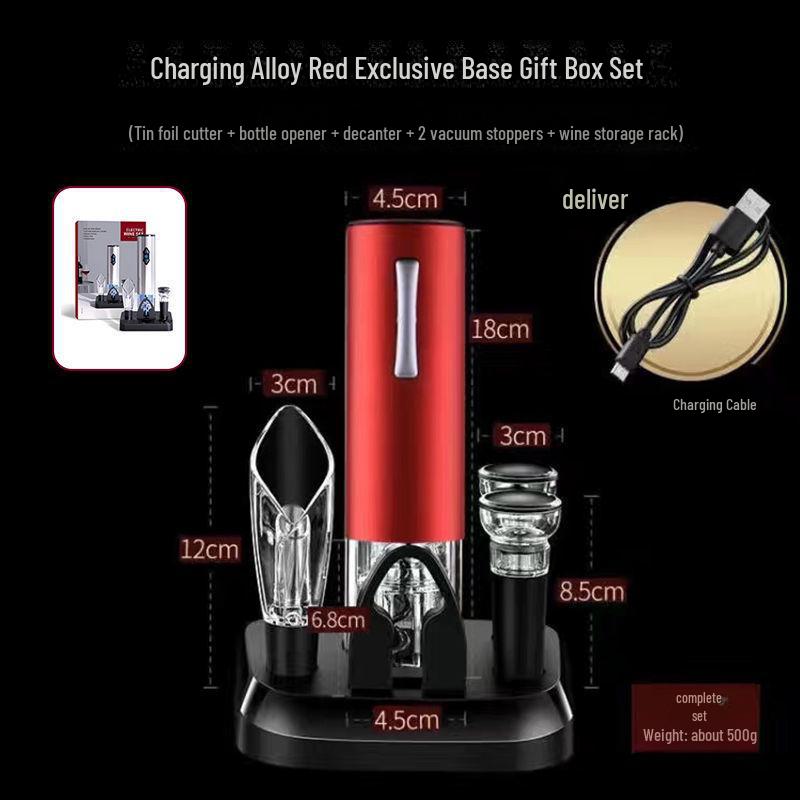 

Полностью автоматический электрический штопор для красного вина с отверткой из нержавеющей стали