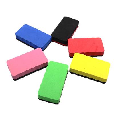 Magnetic Whiteboard Eraser with EVA Felt - 10.2x5.5x2 Cm Office or Classroom Accessory