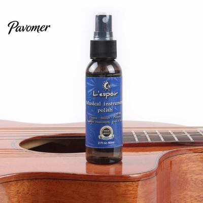 Guitar Detergent 60ML Brightening Spray Restore Gloss Long Lasting Effective Large Capacity Panel Cleaner Anti-oxidation Cleaning Care Musical