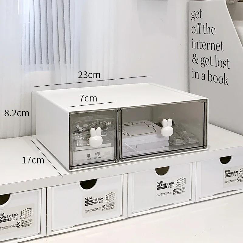 Kawaii Ins Organizer Schreibtisch Schublade Freie Kombination Aufbewahrungsbox Kunststoff Haarnadel Make-up Kosmetik Schreibtisch Aufbewahrungs Organizer Regal